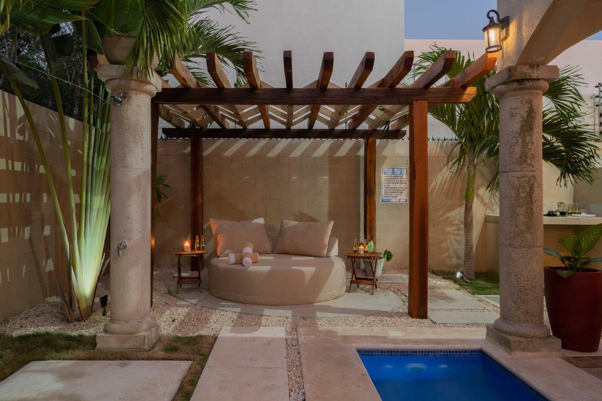 Tulum Stunning Villa For 10-Cabana-Private Pool-Parking 外观 照片