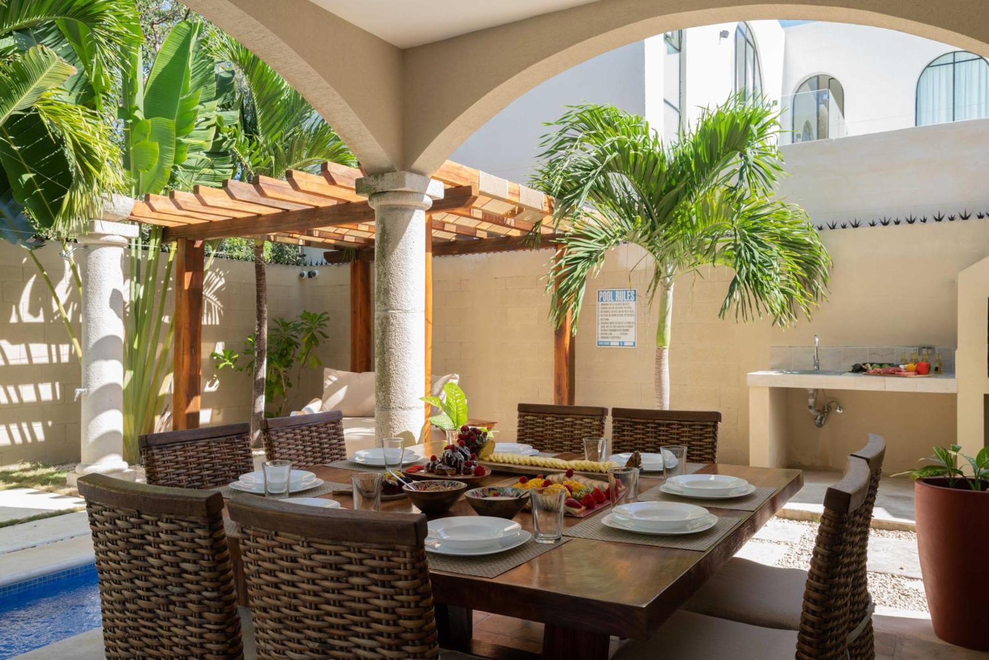 Tulum Stunning Villa For 10-Cabana-Private Pool-Parking 外观 照片
